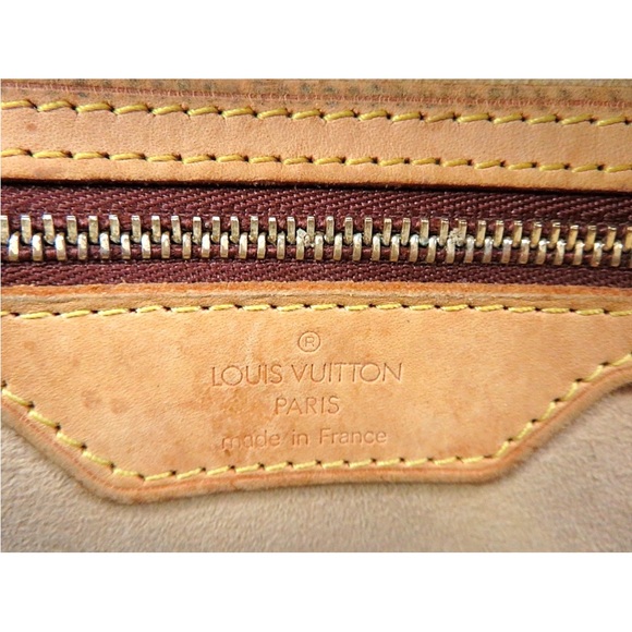 Louis Vuitton Brown and Tan Monogram Tote - Picture 14 of 16